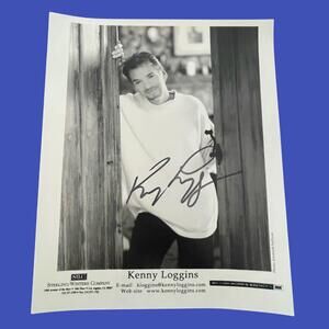Kenny Loggins Autographed 8x10 B&W Photo Signed Music Memorabilia COA